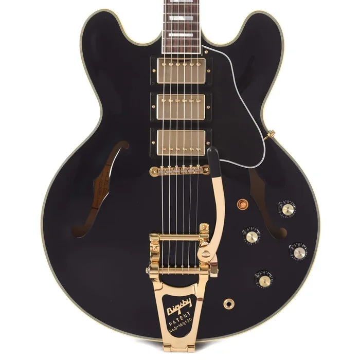 Gibson Memphis 2019 Limited ES-355 Black Beauty Bigsby