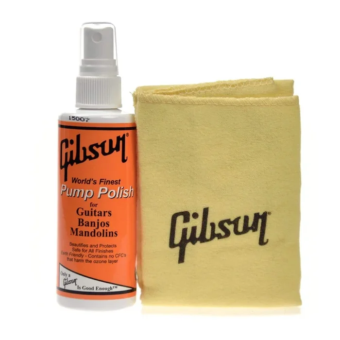 Gibson Pump Polish & Polish Cloth Combo Kit