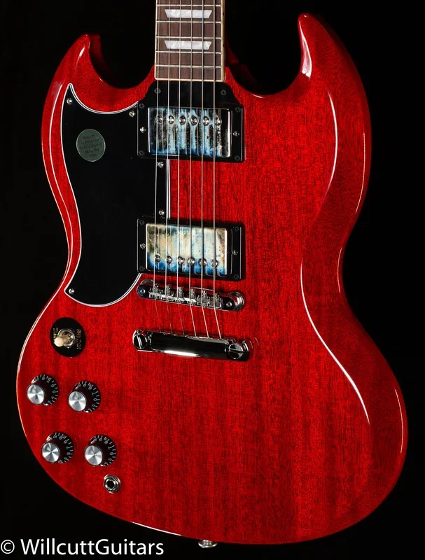Gibson SG Standard ’61 Stop Bar Vintage Cherry Lefty (130)
