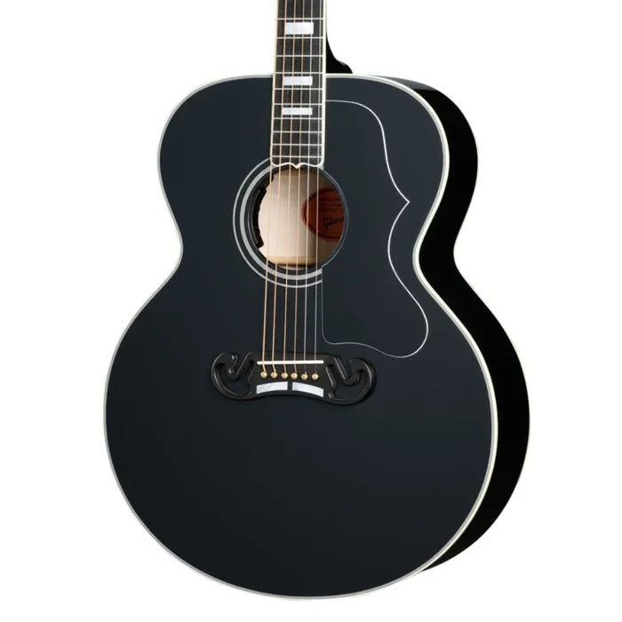 Gibson SJ200 Custom Ebony Acoustic Guitar