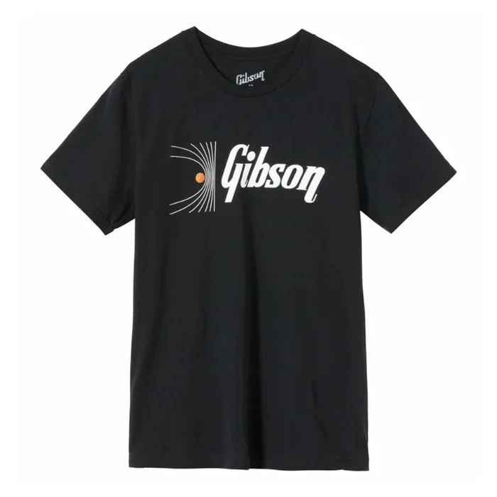 Gibson Soundwave Tee Black Medium