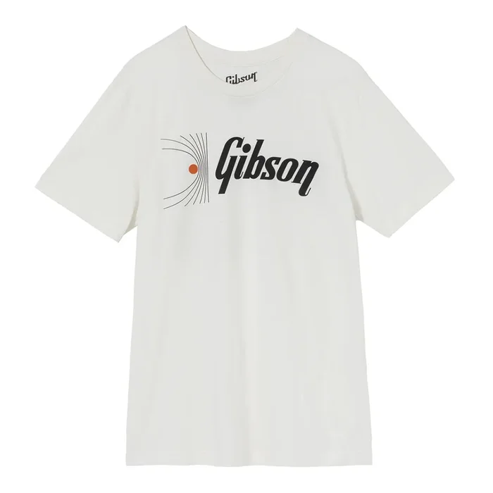 Gibson Soundwave Tee White Small