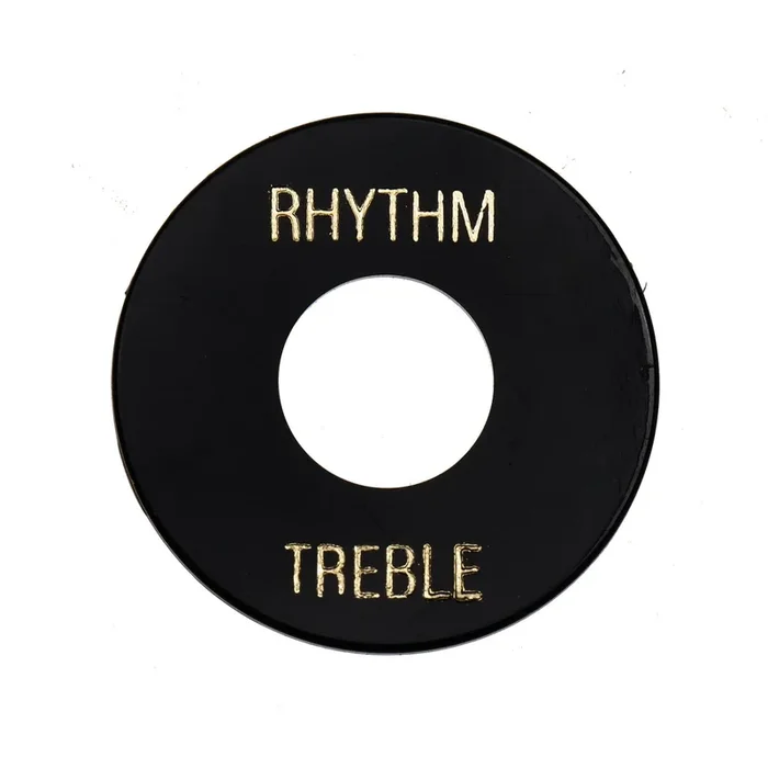 Gibson Switch washer – Black w/ Gold Imprint
