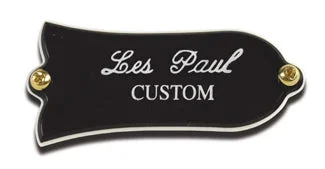 Gibson Truss Rod Cover “Les Paul Custom” – Black