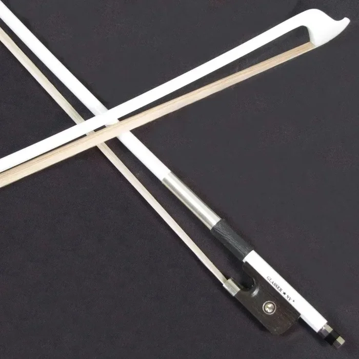 Glasser 4000CG Carbon Graphite 4/4 Cello Bow, White