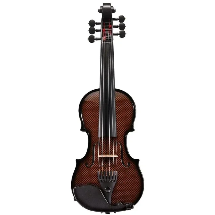 Glasser AE Violín acústico-eléctrico de compuesto de carbono de 6 cuerdas, naranja