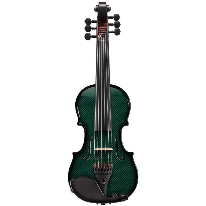 Glasser AE Violín acústico-eléctrico de compuesto de carbono de 6 cuerdas, verde
