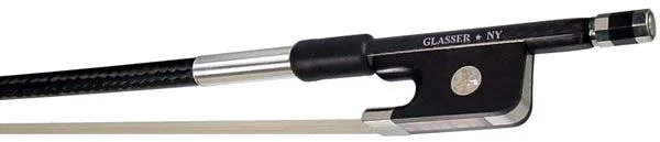 Glasser Braided Carbon Fiber Sterling Silver Viola Bow