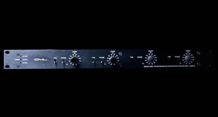 GML 8302 2 Dual-Channel Microphone Preamplifier with 8355 Power Supply