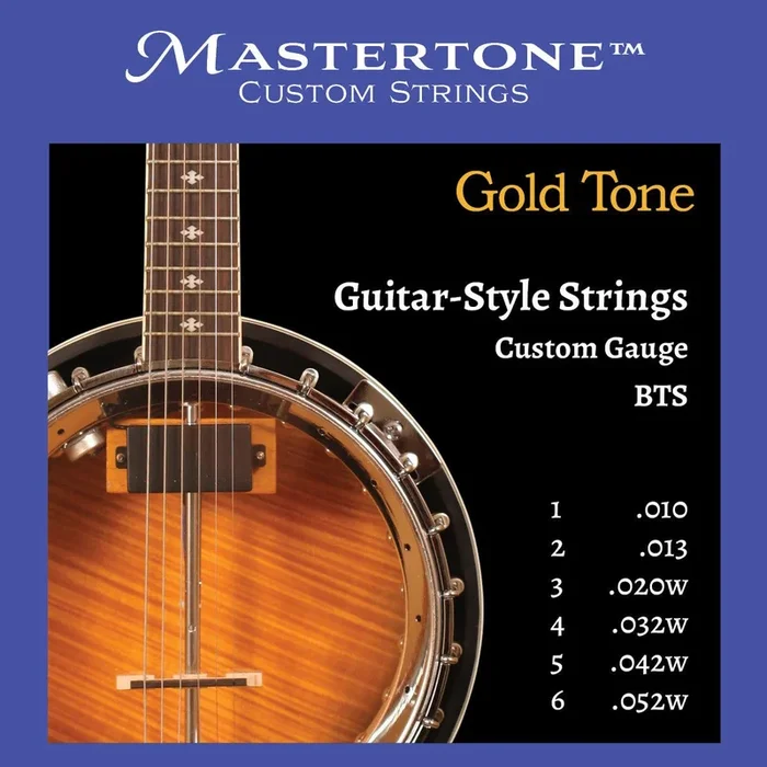 Gold Tone BTS Banjitar Custom Gauge Strings