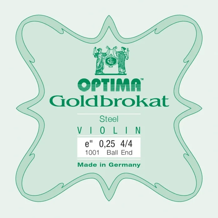 Goldbrokat Violin E String – Light Gauge (.25) – Ball (Plain Steel)