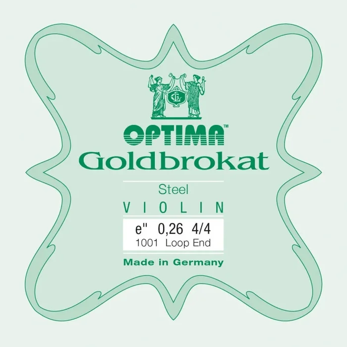 Goldbrokat Violin E String – Medium Gauge (.26) – Loop (Plain Steel)
