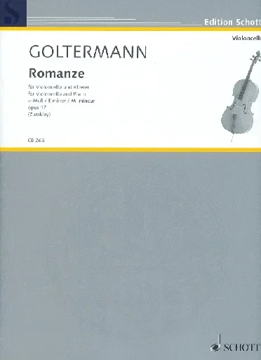 Goltermann, Georg: Romanze (Romance) op.17 (cello & piano)