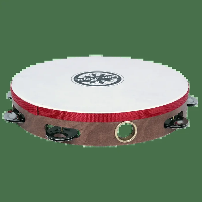 Gon Bops Single Row Wooden Tambourine w/Head