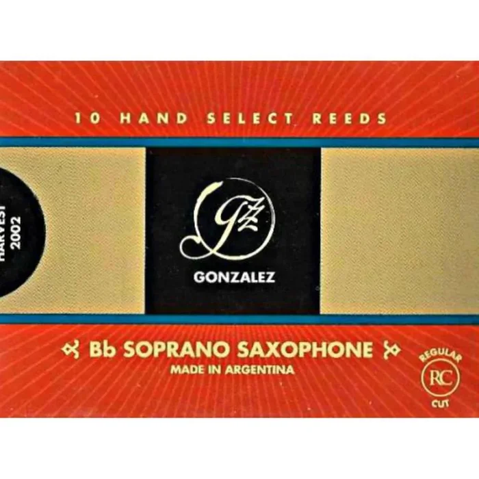 Gonzalez Soprano Saxophone ‘RC’ Reeds Strength 3.5, Box of 10
