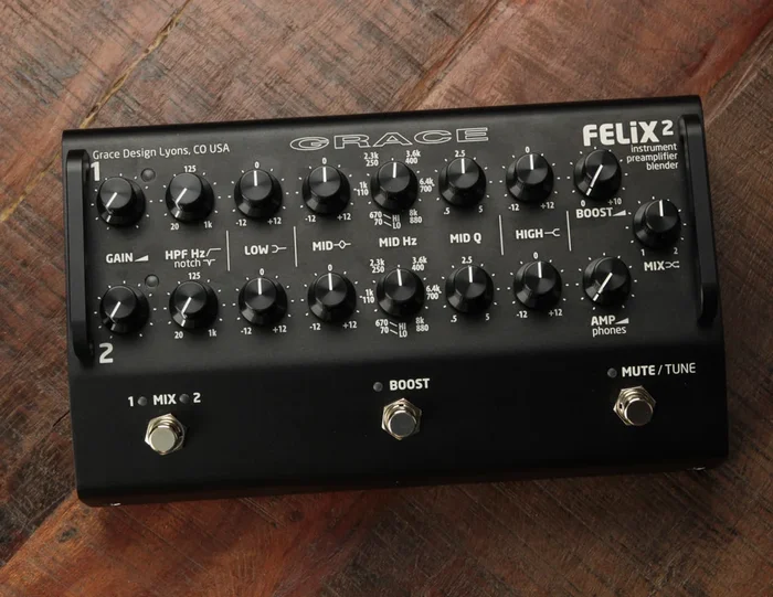Grace Design Felix 2 Instrument Preamp/Blender, Black