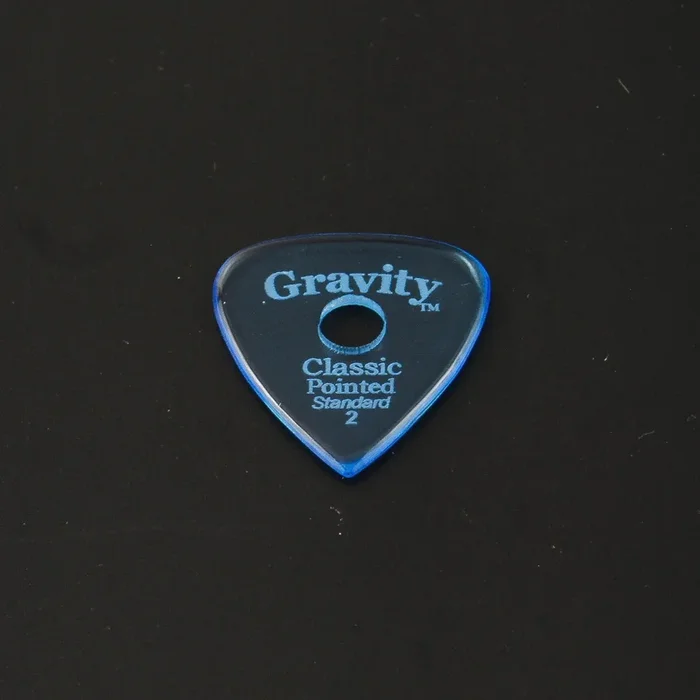 Gravity Picks Classic Pointed – 2.0mm Standard Polished w/Circle Hole