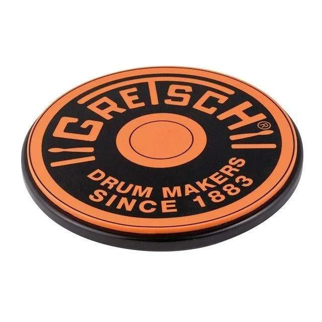 Gretsch 6 Inch Round Badge Practice Pad Orange