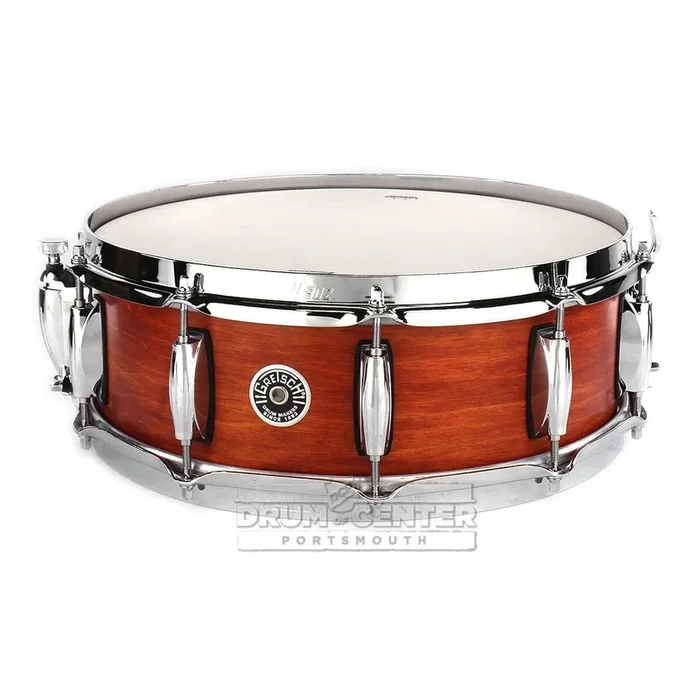Gretsch Brooklyn Snare Drum 14×5 10-Lug Satin Burnt Orange