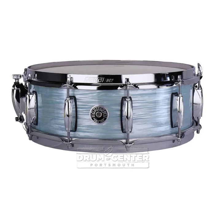 Gretsch Brooklyn Snare Drum 14×5 10-Lug Vintage Oyster White