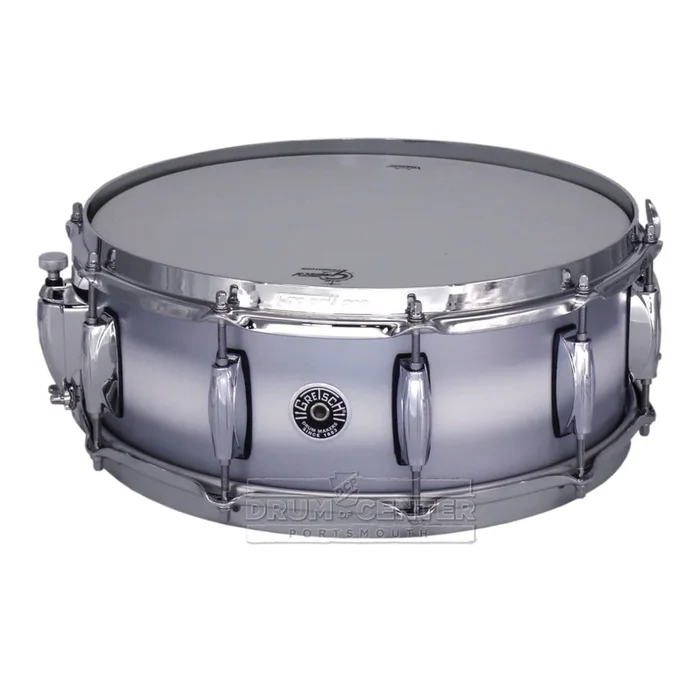 Gretsch Brooklyn Snare Drum 14×5.5 10-Lug Silver Mist Duco