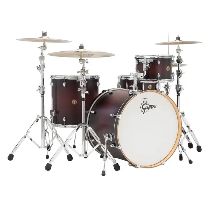 Gretsch Catalina Maple 4pc Drum Set 22/12/16/14 Satin Deep Cherry Burst