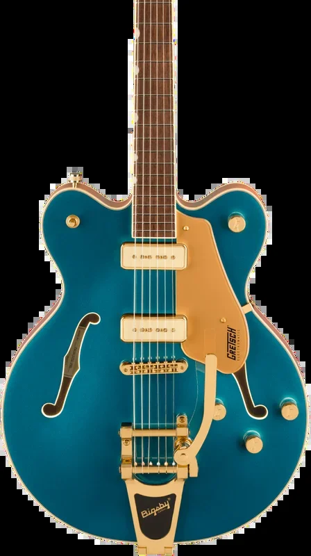Gretsch Electromatic Pristine LTD Center Block DoubleCut with Bigsby Laurel Petrol