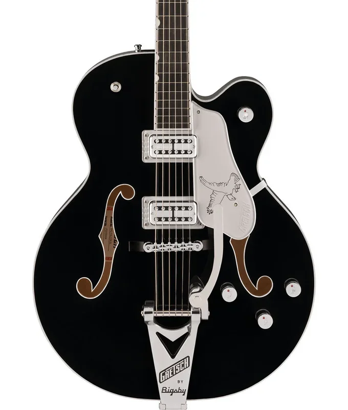 Gretsch Falcon Professional Collecton Hollow Body with String-Thru Bigsby – Black