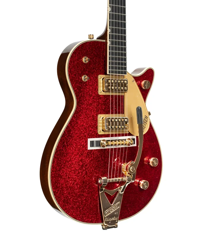 Gretsch G6129TG-59VS Limited-edition Sparkle Jet Electric Guitar – Red Sparkle
