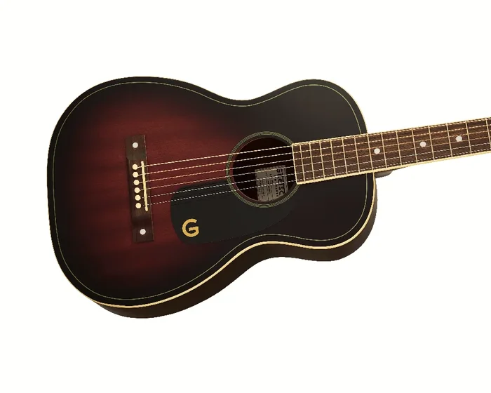 Gretsch Jim Dandy Parlour Walnut – Deep Cherry Burst