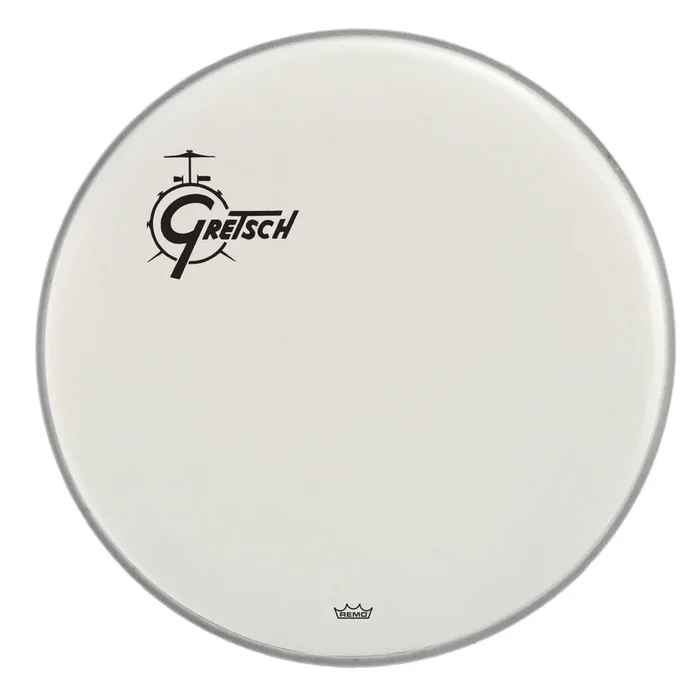 Gretsch Permatone Coated Bass Drumhead 18″ w/Offset Logo