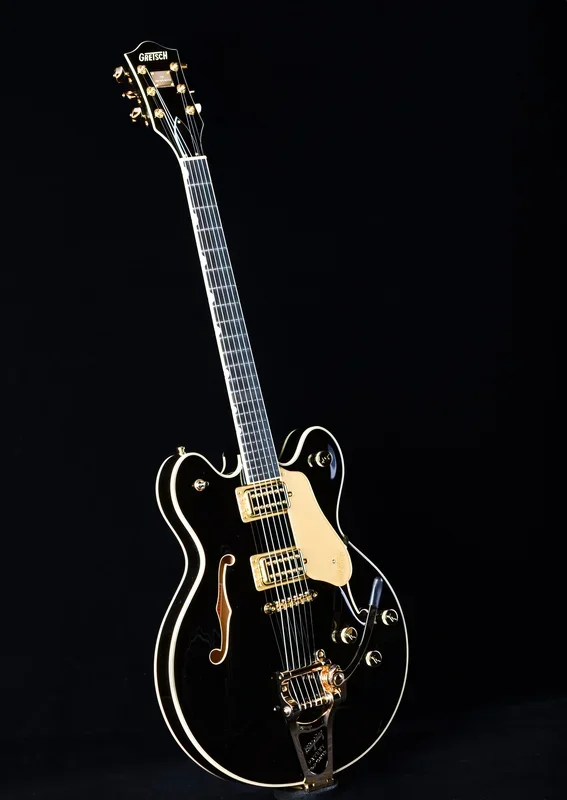 Gretsch Professional Broadkaster LX Center Block with String-Thru Bigsby and Gold Hardware – Black