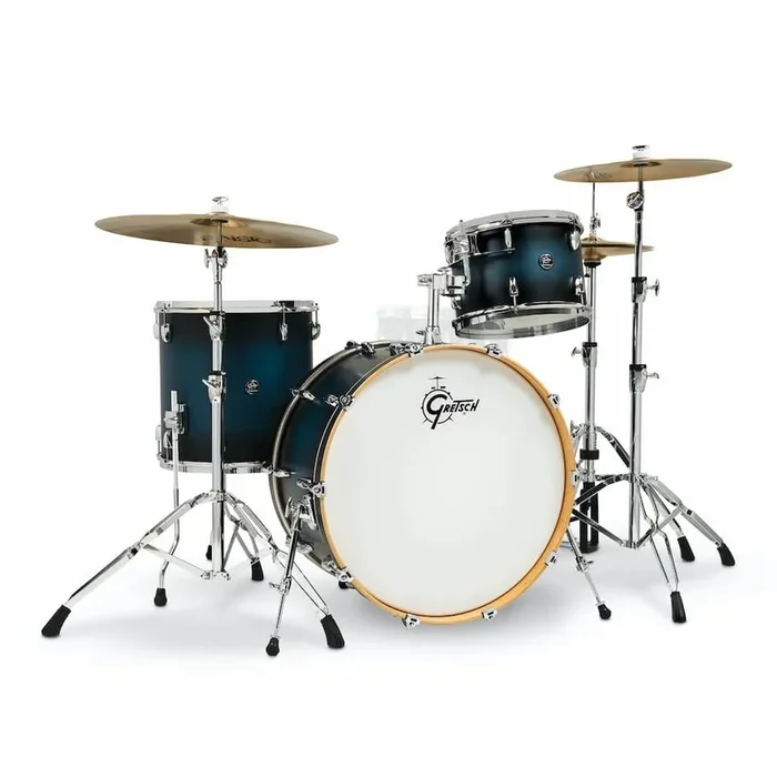 Gretsch Renown 3pc Drum Set 24/13/16 Satin Antique Blue Burst
