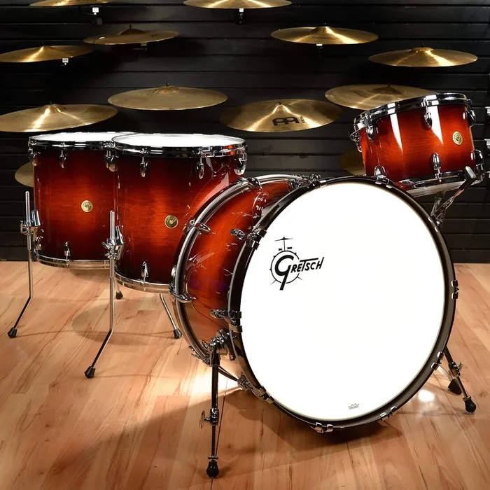 Gretsch USA Custom 13/16/18/24 4pc. Drum Kit Savannah Sunset Duco w/Keyholder