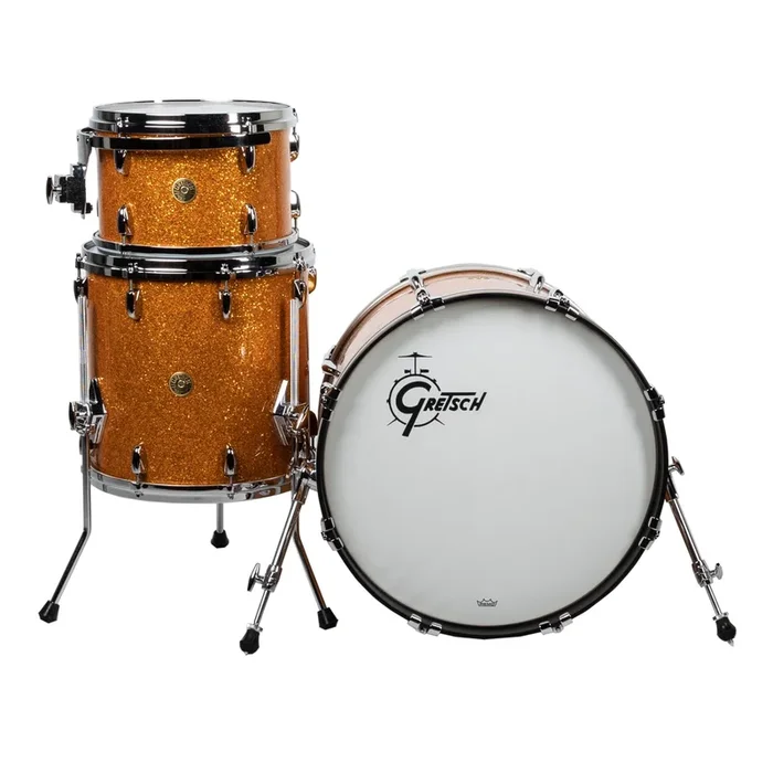 Gretsch USA Custom 3-Piece Shell Kit – Gold Sparkle
