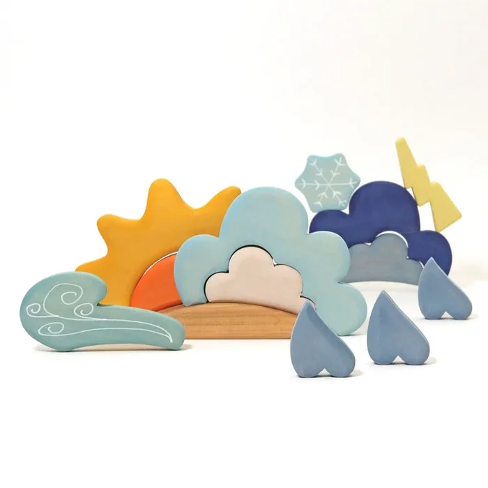 Grimm’s rainbow building set weather