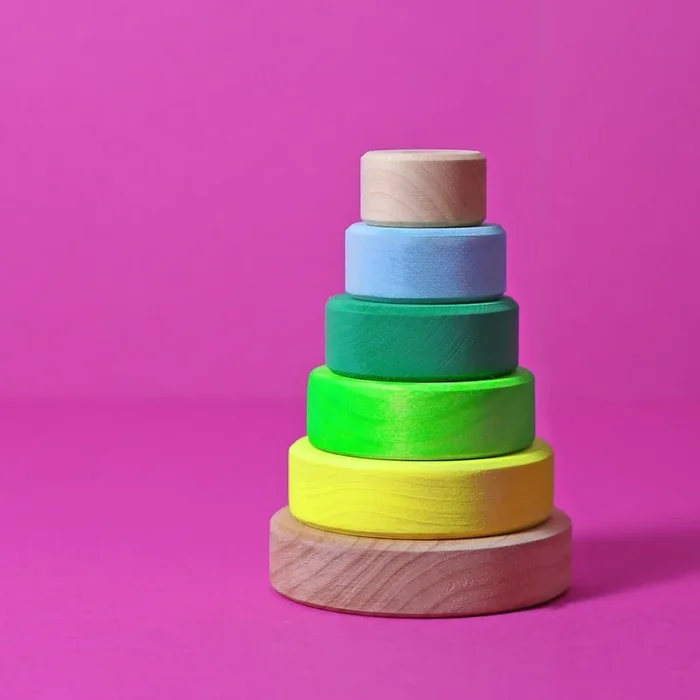 Grimm’s small conical tower neon green