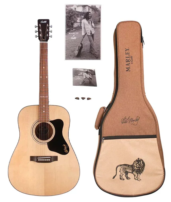 Guild A-20 Bob Marley Songwriting Guitar w/ Bag, Natural