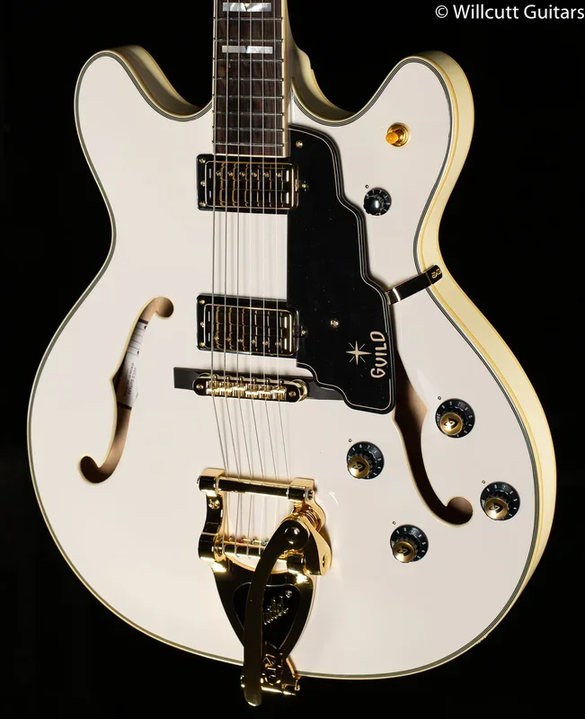 Guild Starfire VI w/ Guild Vibrato Tailpiece Snowcrest White (249)