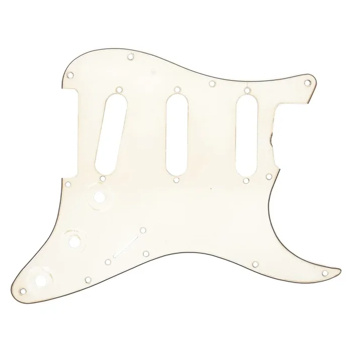 GuitarSlinger 62 Strat Pickguard Aged Parchment