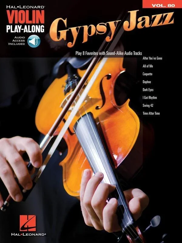 Gypsy Jazz Violin Playalong Volume 80 with Online Accompaniments