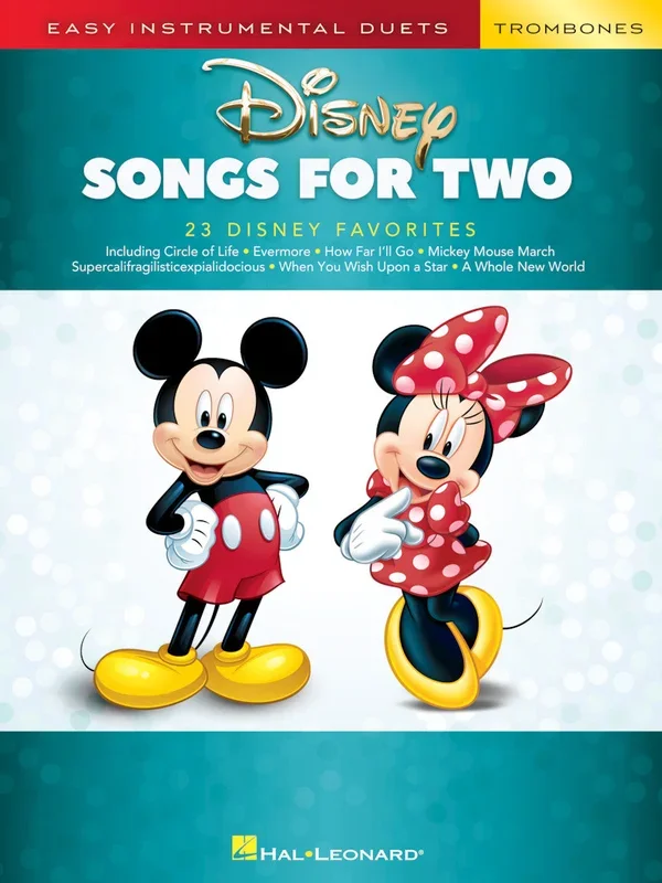 Hal Leonard Disney Songs for Two Trombones – HL00284647