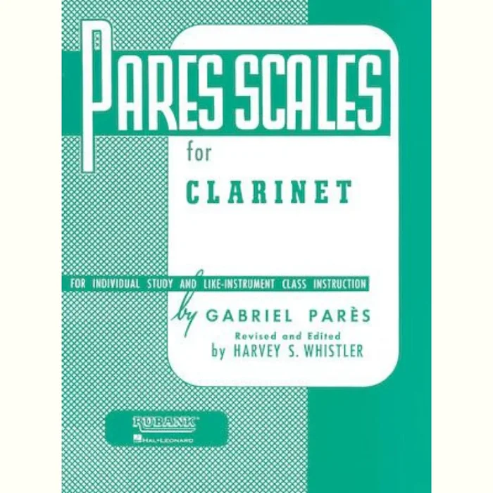 Hal Leonard Pares Scales for Clarinet