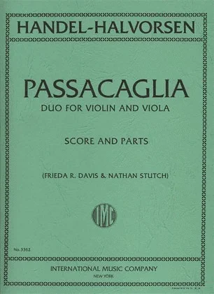 Handel-Halvorsen: Passacaglia (Violin & Viola)
