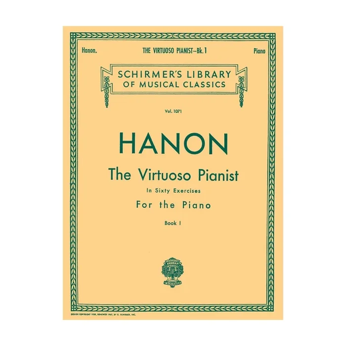 Hanon Virtuoso Pianist in 60 Exercises – Book 1