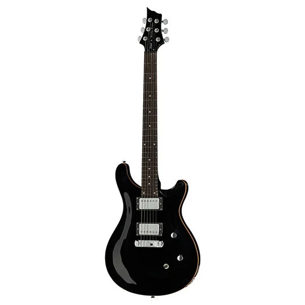 Harley Benton CST-24 Electric Guitar – Black High Gloss