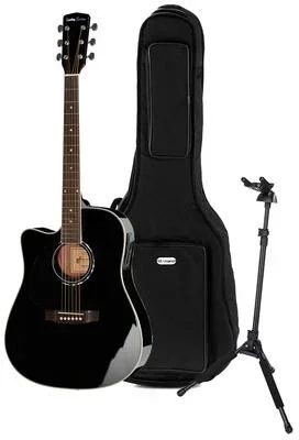 Harley Benton D-120CE-LH BK Bundle