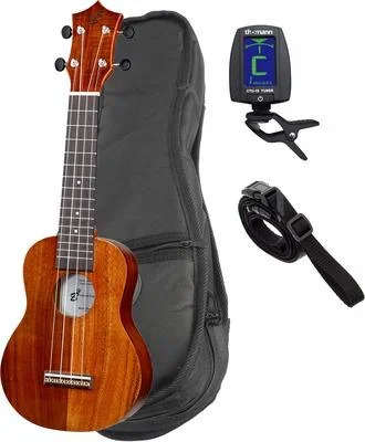Harley Benton Ukahuna Koa Soprano Ukul Set