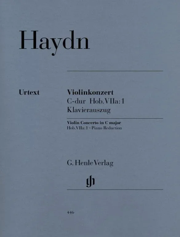 Haydn, Concerto No. 1 in C for Violin and Piano (Henle)