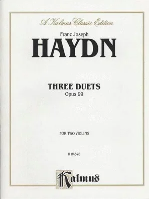 Haydn, F.J.: 3 Duets Op.99 (2 violins)